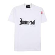 John Richmond Logo T-shirt med korta ärmar White, Herr