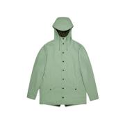 Rains Modern Unisex Vattentät Jacka Green, Dam