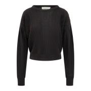 Ba&Sh Jynx Jumper - Stilfull Stickad Tröja Black, Dam