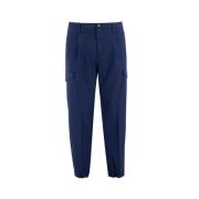 Brunello Cucinelli Slim-fit Trousers Blue, Herr