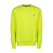 PS By Paul Smith Limegrön Zebra Logo Sweatshirt Green, Herr