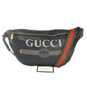 Gucci Vintage Pre-owned Läder gucci-vskor Black, Unisex
