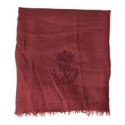 Dolce & Gabbana Lyxig Cashmere Stickad Frans Sjal Brown, Herr