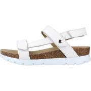 Panama Jack Stiliga Platta Sandaler för Sommaren White, Dam