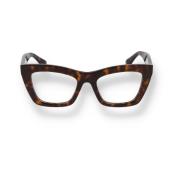 Bottega Veneta Fjäril Acetatglasögon Brown, Unisex