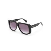 Max Mara Mm0075 01B Sungles Black, Dam