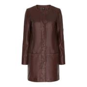 Btfcph Stilfull läderjacka 10255 Antique Brown Brown, Dam