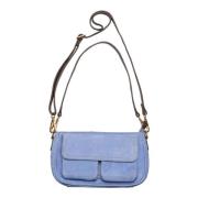 Btfcph Suede Clutch Skind 100174 Himmelblå Blue, Dam