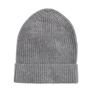 Brooks Brothers Grå ull- och kashmirbeanie Gray, Unisex