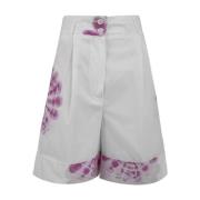 Beatrice .b Bermuda Shorts för Kvinnor Purple, Dam