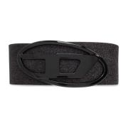 Diesel ‘Oval D Logo B-1Dr’ bälte Black, Dam