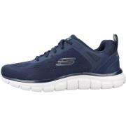 Skechers Stiliga Track Sneakers för Män Blue, Herr