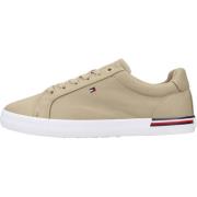 Tommy Hilfiger Essential Stripes Sneakers för Kvinnor Brown, Dam