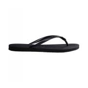 Havaianas Kristall SW II Flip Flops Black, Dam