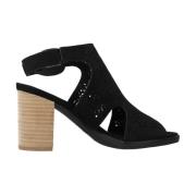 Xti High Heel Sandals Black, Dam