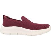 Skechers Flex Knit Dam Sneakers Red, Dam