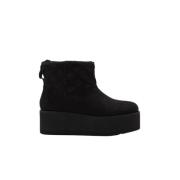 Guess Jilla Stivaletto - Svart Mocka Ankelboot Black, Dam