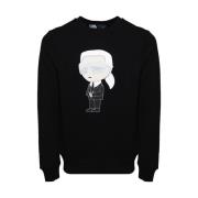 Karl Lagerfeld Tokidoki Crewneck Sweatshirt Black, Herr