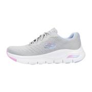 Skechers Stiliga Infinity Cool Dam Sneakers Gray, Dam