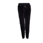 Balmain Pre-owned Velvet track pants Black, Dam