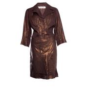 Dior Vintage Begagnade Dres Brown, Dam