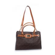 Michael Kors Pre-owned canvas monogram shoppare Brown, Dam