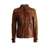 Dolce & Gabbana Pre-owned Pre-owned Läder ytterklder Brown, Dam