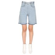 Philosophy di Lorenzo Serafini Jeansshorts Blue, Dam