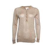 Michael Kors Pre-owned Lureex Topp Beige, Dam