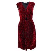 Prada Vintage Begagnade Dres Red, Dam