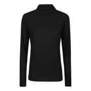 Loulou Studio Svart Gallinara Turtle Neck Tröja Black, Dam