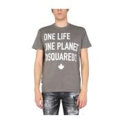 Dsquared2 T-Shirts Gray, Herr