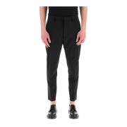 Dsquared2 Stretch Slim-Fit Ull Skinny Dan Byxor Black, Herr