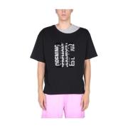 Opening Ceremony Dubbel krage t-shirt Black, Herr