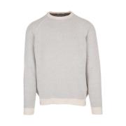 Phil Petter Round-neck Knitwear Gray, Herr