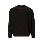 Emporio Armani Bas Pullover Black, Herr