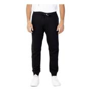 Armani Exchange Svarta Herrbyxor med Snörning Black, Herr