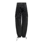 Only Svarta Dam Jeans Black, Dam