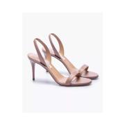 Aquazzura Eleganta Lädersandaler - Beige, Storlek 41 Beige, Dam