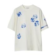 Burberry Vita Crewneck T-shirts och Polos White, Dam