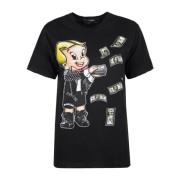 Domrebel Grafiskt Tryck Unisex T-shirt Black, Herr