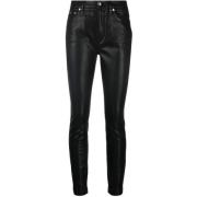 Dolce & Gabbana Audrey Hög Midja Svarta Jeans Black, Dam