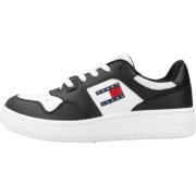 Tommy Jeans Retro Basket Sneakers Black, Dam