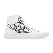 Vivienne Westwood Höga sneakers med hög topp Plimsoll High Top White, ...