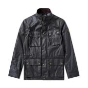 Belstaff Fieldmaster Jacka i vaxad bomull Blue, Herr