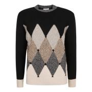 Ballantyne R Neck Pullover Tröjor White, Herr