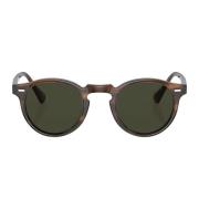 Oliver Peoples Ikoniska Gregory Peck solglasögon Brown, Unisex