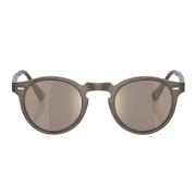 Oliver Peoples Unisex Gregory Peck Solglasögon Gray, Unisex