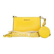 Michael Kors Stilren Crossbody Tech Attachment Väska Yellow, Dam