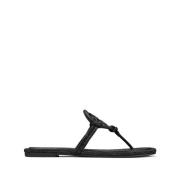 Tory Burch Svarta sandaler med kristalldekoration Black, Dam
